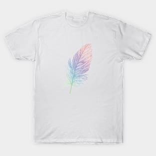 Rainbow Feather T-Shirt